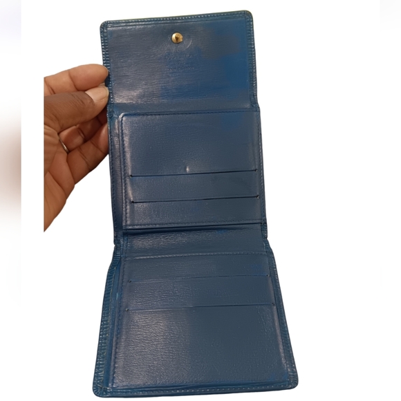 Louis Vuitton epis blue wallet authentic GUC - Picture 4 of 6